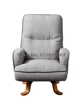 Скандинавский одноместный диван-кресло с вращающейся тканью art light роскошная мебель для маленькой семьи, спальня, кресло для чтения для ленивого отдыха