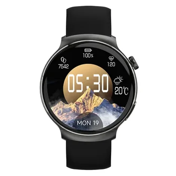Смарт-часы T40 с диагональю 1,46 дюйма, монитор состояния ЭКГ PPG, Bluetooth-вызов, голос AI, мужские Женские Спортивные Фитнес-умные часы