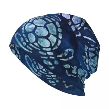 Стильная кепка-бини из эластичного трикотажа с напуском Sea Turtles, многофункциональная кепка-череп для мужчин и женщин