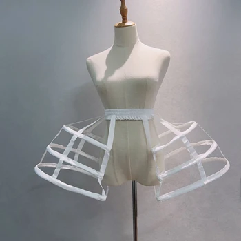 Трехслойная юбка в виде птичьей клетки, двусторонняя юбка в стиле 