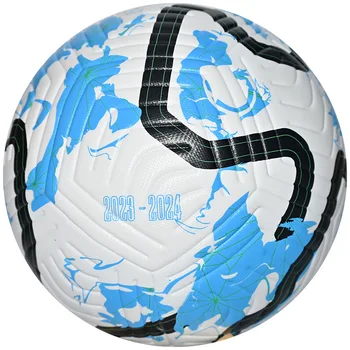 Футбольный мяч профессионального размера 5 для взрослых, полиуретановый противоскользящий мяч для ног, водонепроницаемый футбольный мяч для тренировочного матча на лугу