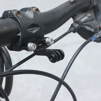Черный держатель камеры, кронштейн для велосипедного крепления для Gopro, рукоятка, установленный на руле спортивного велосипеда из алюминиевого сплава