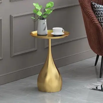 Эстетичный дизайн бокового столика для хранения, Золотой Дизайн подноса, Уникальные итальянские боковые столики, Скандинавская аутентичная мебель для дома Kaffee Tische