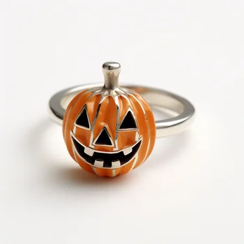 Ювелирное кольцо на Хэллоуин S925 Серебро Элегантный современный подарок к празднику Персонализированный высококачественный модный аксессуар